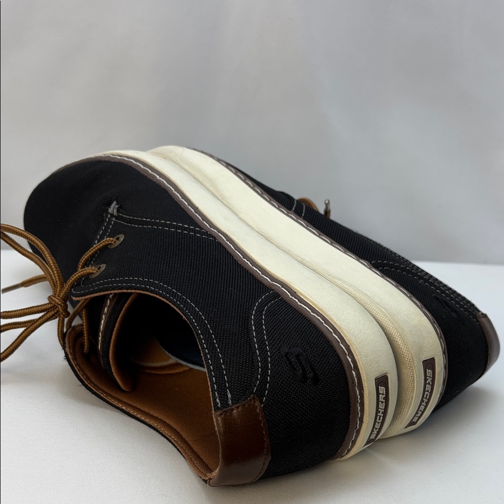 Skechers Palen-Gabon Men’s Sz10 Black Relaxed Fit Memory Foam Casual Shoes - Picture 7 of 11